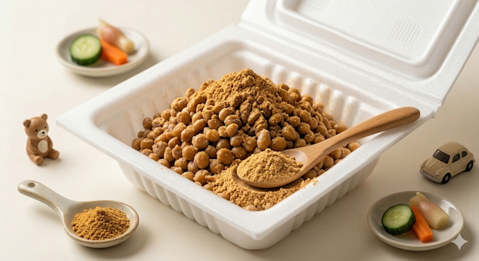 納豆に混ぜた例